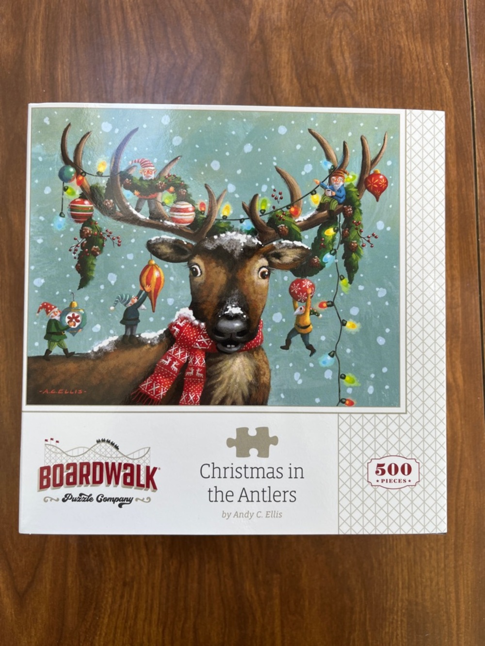 Boardwalk 500-Piece Christmas Puzzle